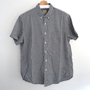 J. Crew Organic Cotton Short-Sleeve Button-Down (Large)